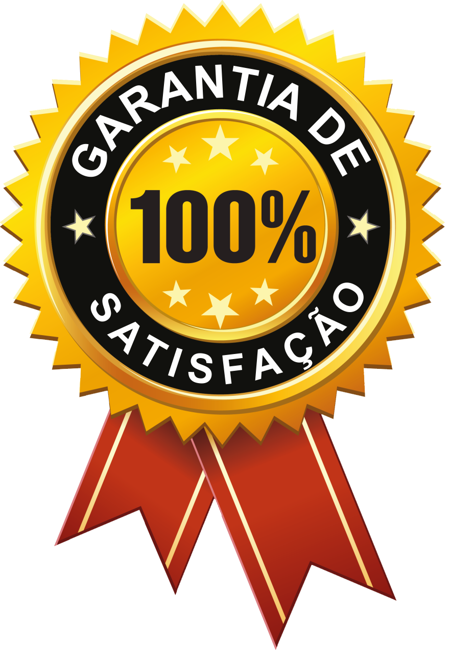 Selo de garantia de satisfação exibido na página original